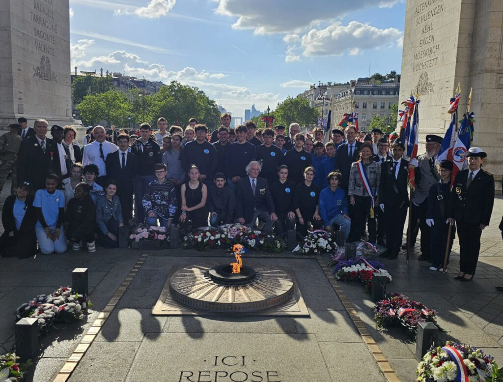 Cérémonie de prise de Flamme de l'Arc de Triomphe, Flamme de la Nation - Arc de Triomphe Paris