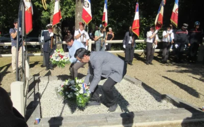 Cérémonie en mémoire d’André Moreau et Émile Timmermans
