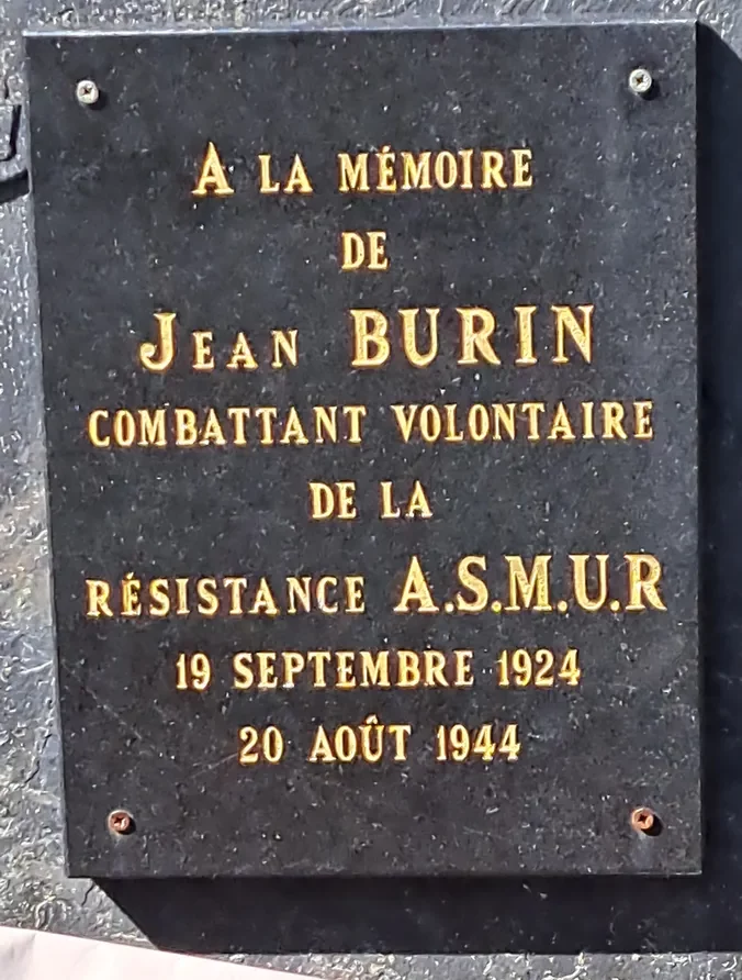 Stèle Jean Burin