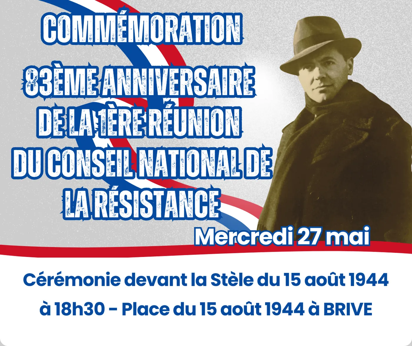 83ème anniversaire conseil national de la résistance