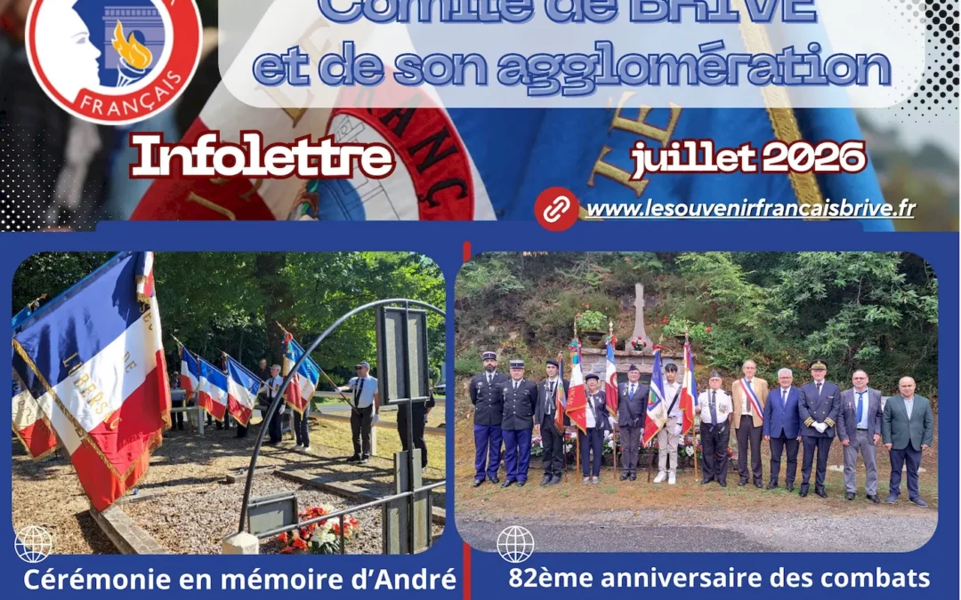 Lettre d&rsquo;information – Juillet 2026