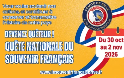 Quête nationale – Toussaint 2026 – Devenez quêteur !